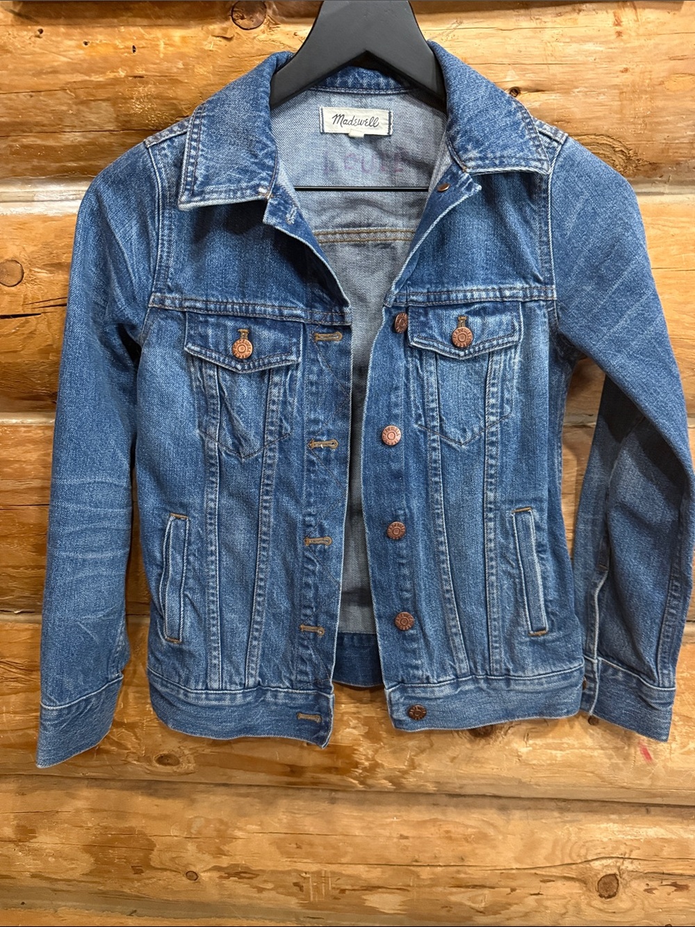 Madewell XXS Denim Blue Jean Jacket